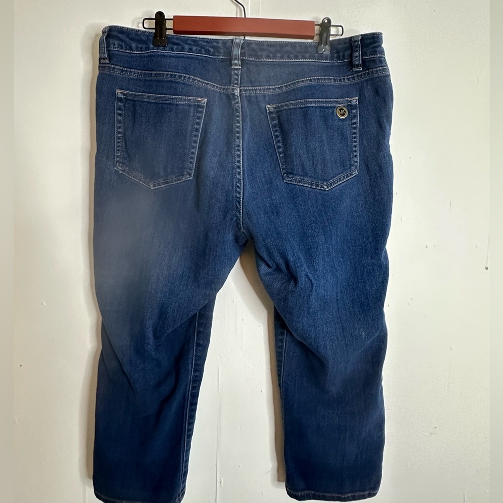 Michael Kors Jeans Mid Rise Straight Legged Size 12 - Picture 6 of 7